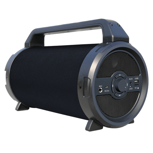 AMPD Bazooka Barrel Bluetooth Speaker with Microphone