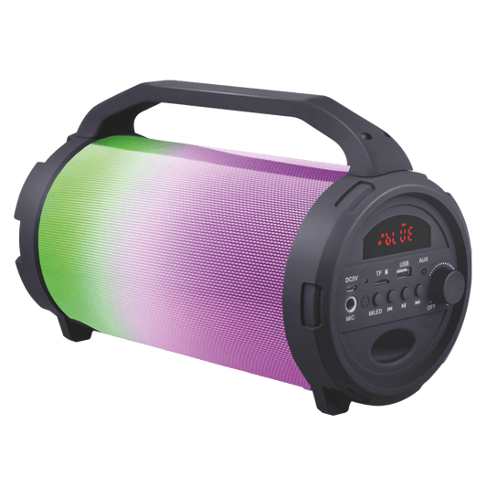 AMPD LED Light Show Bazooka Bluetooth Speaker