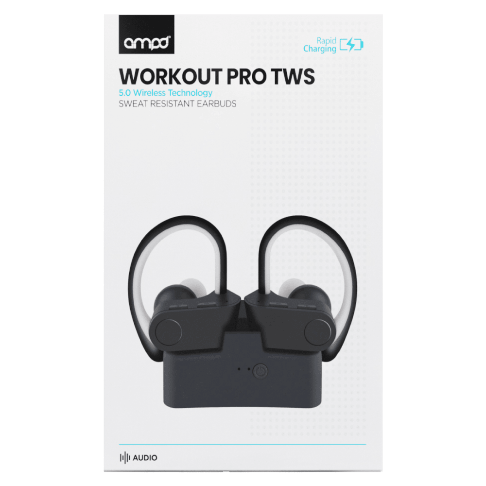 AMPD Active 5.0 Sport-Fit True Wireless Bluetooth In-Ear Headphones