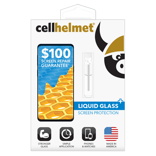 Cellhelmet Liquid Glass Plus $100 Guarantee Screen Protection for Phones by Cellhelmet