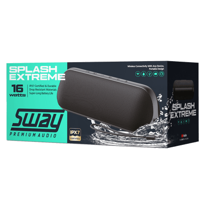 Sway Splash Extreme Waterproof Bluetooth Speaker